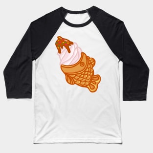 chocolate sprinkles Taiyaki Baseball T-Shirt